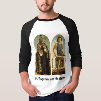 St. Augustine and St. Michael T-Shirt