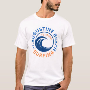 St. Augustine Beach Florida Surfing T-Shirt