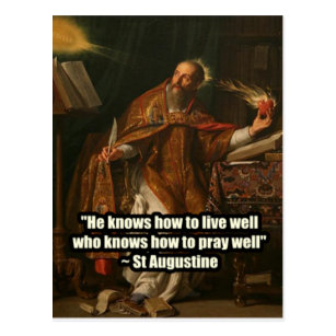 Augustine Quotes Postcards No Minimum Quantity Zazzle