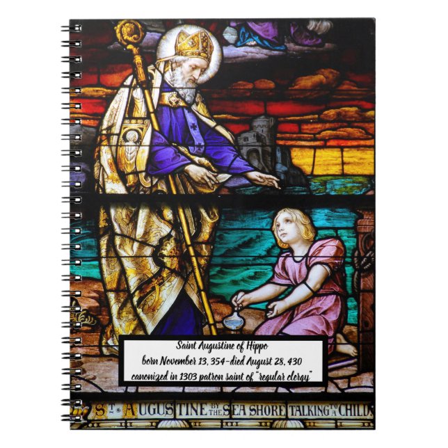 St Augustine christian art Notebook (Front)