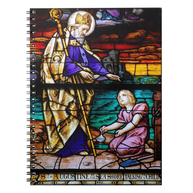 St Augustine christian art Notebook (Front)