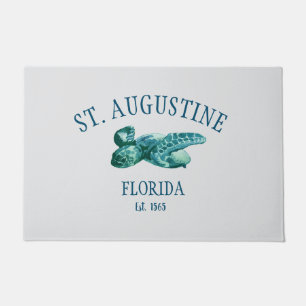St Augustine EST 1565 Beach Sea Turtle Doormat