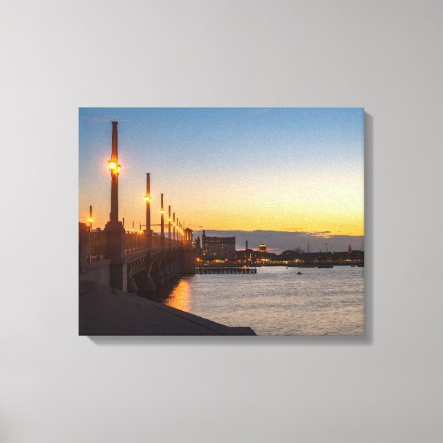 St. Augustine Evening  Canvas Print (Front)