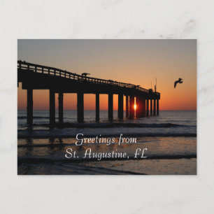 St. Augustine, FL Greetings Postcard