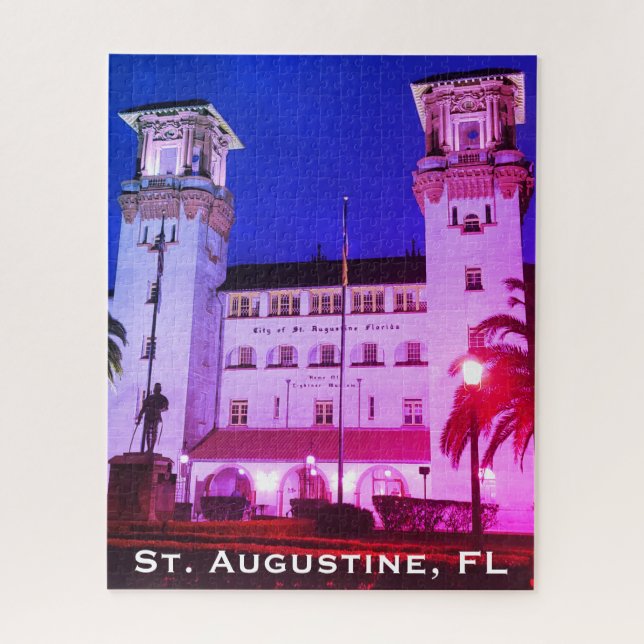 St. Augustine, FL - Hotel Alcazar Jigsaw Puzzle (Vertical)