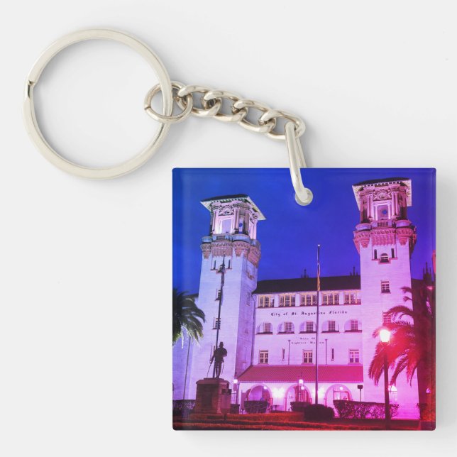 St. Augustine, FL - Hotel Alcazar Keychain (Front)