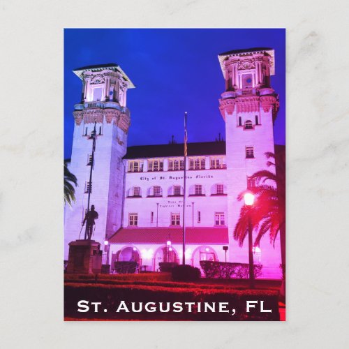 St Augustine FL _ Hotel Alcazar Postcard