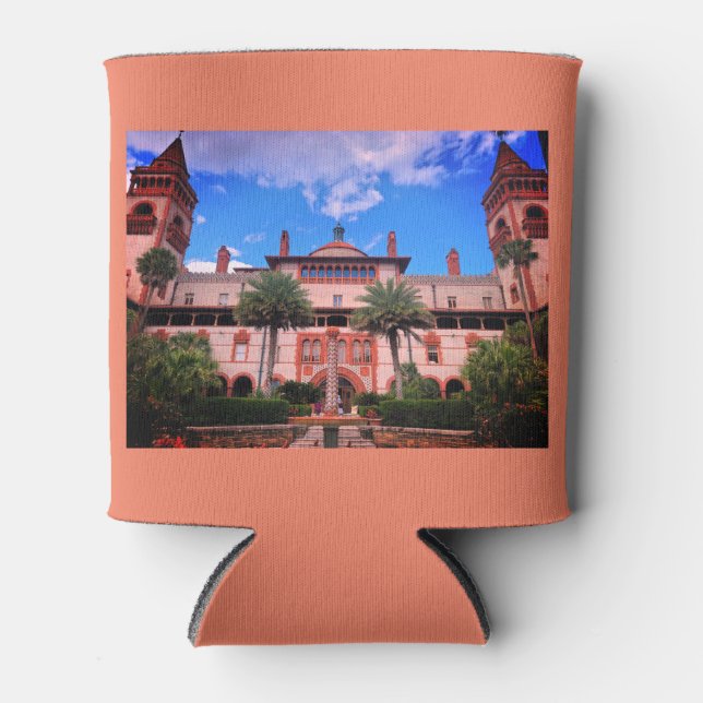 St. Augustine, FL - Ponce de Leon Hotel Can Cooler (Front)