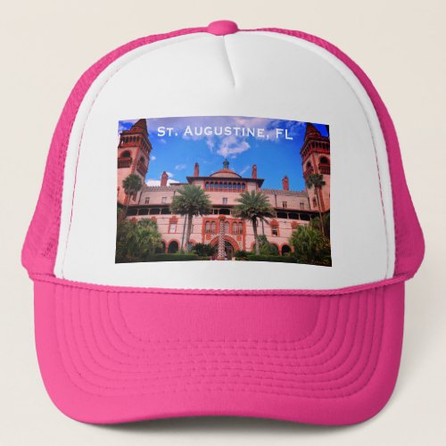 St Augustine FL _ Ponce de Leon Hotel Trucker Hat