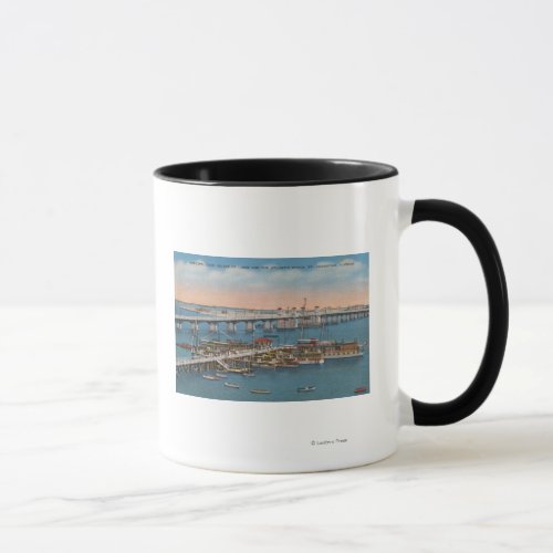 St Augustine FL _ View of Bridge of Lions Mug