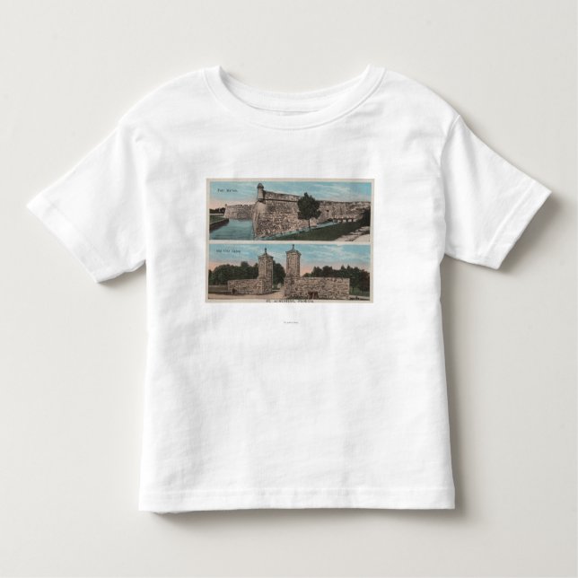 St. Augustine, FL - View of Ft. Marion & City Toddler T-shirt (Front)