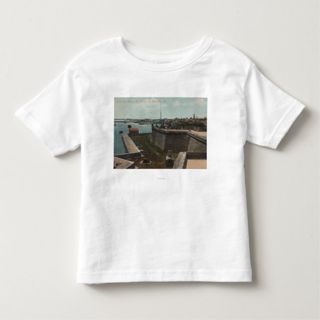 St. Augustine, Florida - Aerial of Ft. Marion Toddler T-shirt (Front)