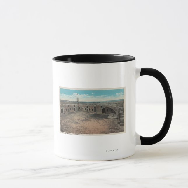 St. Augustine, Florida - Bird's Eye of Ft. Mario Mug (Right)