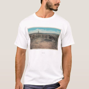 St. Augustine, Florida - Bird's Eye of Ft. Mario T-Shirt