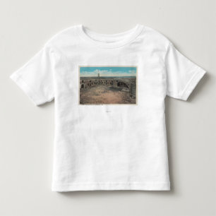 St. Augustine, Florida - Bird's Eye of Ft. Mario Toddler T-shirt