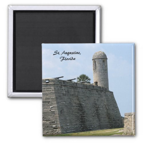 St Augustine Florida fort castillo de san marcos Magnet