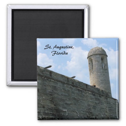 St Augustine Florida fort castillo de san marcos Magnet