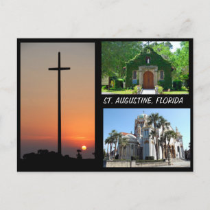 St. Augustine, Florida Holiday Postcard