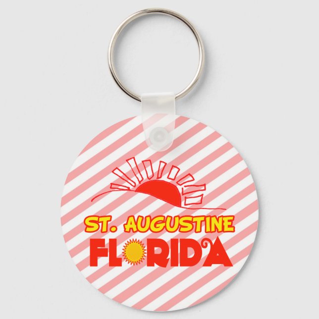 St. Augustine, Florida Keychain (Front)