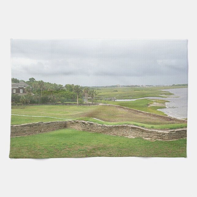St. Augustine Florida Kitchen Towel (Horizontal)