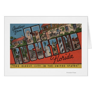 St. Augustine, Florida - Large Letter Scenes 2
