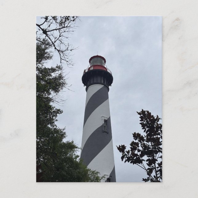 St. Augustine Florida Lighthouse Postcard (Front)