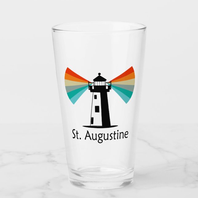 St. Augustine Florida Lighthouse Rainbow Glass (Front)
