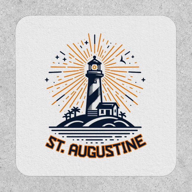 St. Augustine Florida Lighthouse Sunrise Patch (Front)