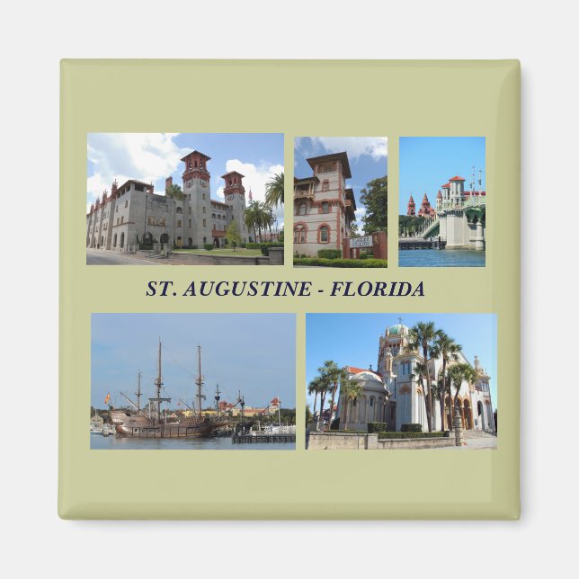 St. Augustine, Florida Magnet (Front)