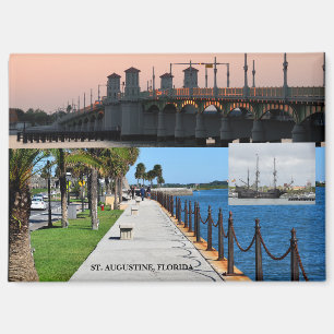 St. Augustine, Florida river front Magnet