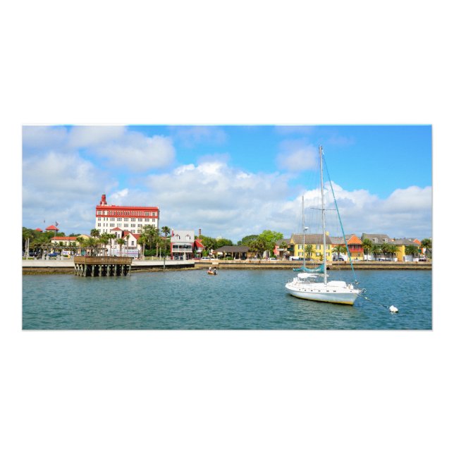 St. Augustine, Florida Riverfront Card (Front)