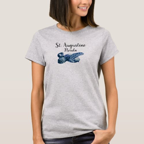 St Augustine Florida Sea Turtle T_shirt