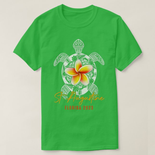 St Augustine Florida Sea Turtles Family Vacation 2 T-Shirt (Design Front)