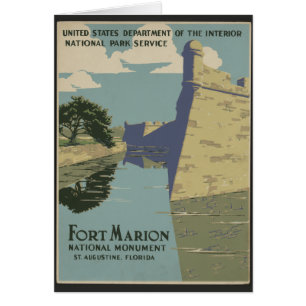 St. Augustine Florida Spanish Fort Poster