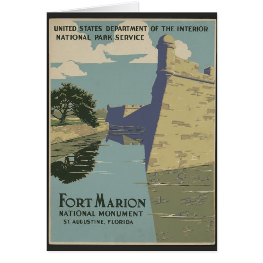 St. Augustine Florida Spanish Fort Poster (Front)