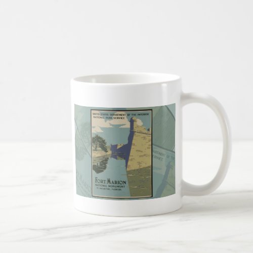 St Augustine Florida Spanish Fort Poster Coffee Mug