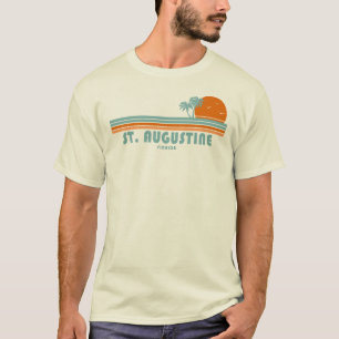 St. Augustine Florida Sun Palm Trees T-Shirt