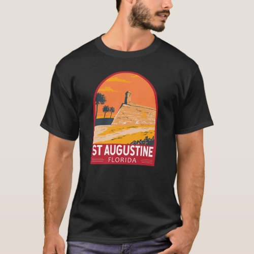 St Augustine Florida Travel Art Vintage T_Shirt
