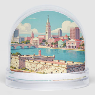St. Augustine Florida Travel Historic City 🏰 Snow Globe