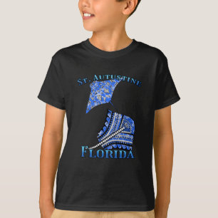 St. Augustine Florida Vacation Tribal Stingray T-Shirt