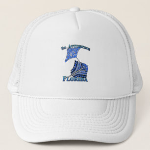 St. Augustine Florida Vacation Tribal Stingray Trucker Hat