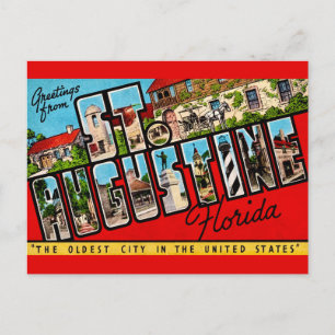 St Augustine Florida Vintage Postcard