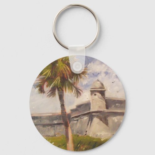 St Augustine Fort _ Castillo de san Marcos Keychain