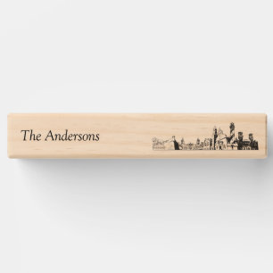 St. Augustine Guest Book Custom Lawn Game Topple Tower