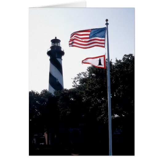 St Augustine Lighthouse and Flages (Front)