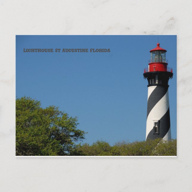  St Augustine Lighthouse  Florida Postcard (Front)
