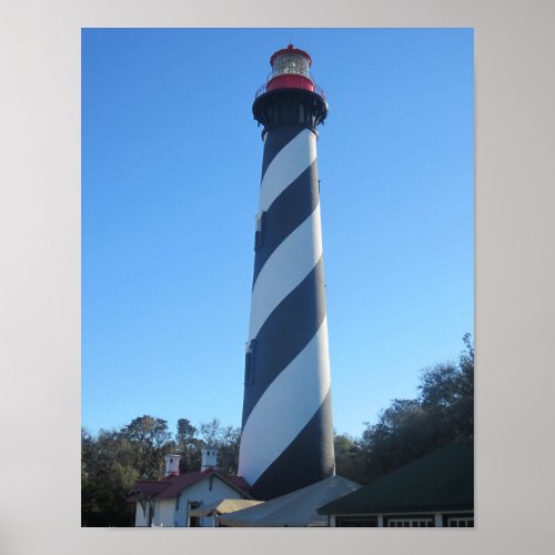 St Augustine Lighthouse Photo on a  Poster
