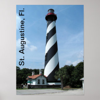 St Augustine Lighthouse Poster