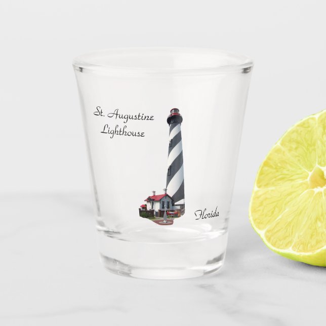 St. Augustine Lighthouse shot glass (Front)