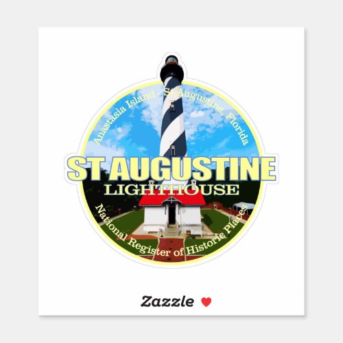 St Augustine Lighthouse Sticker